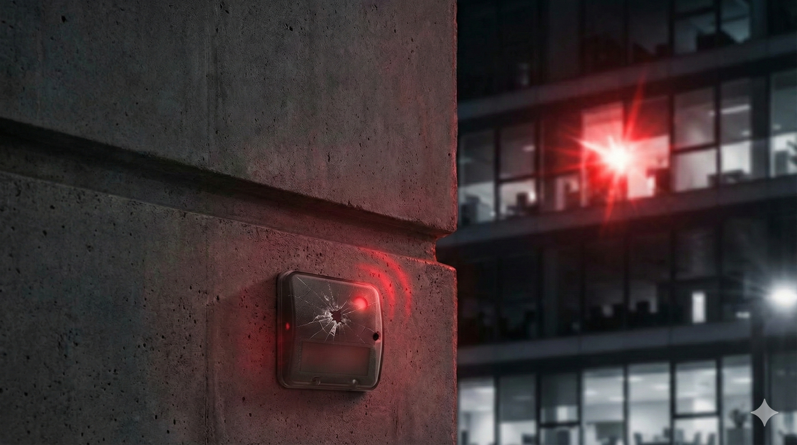 Aplikace senzoru poškození v budovách – detekce aktivního střelce